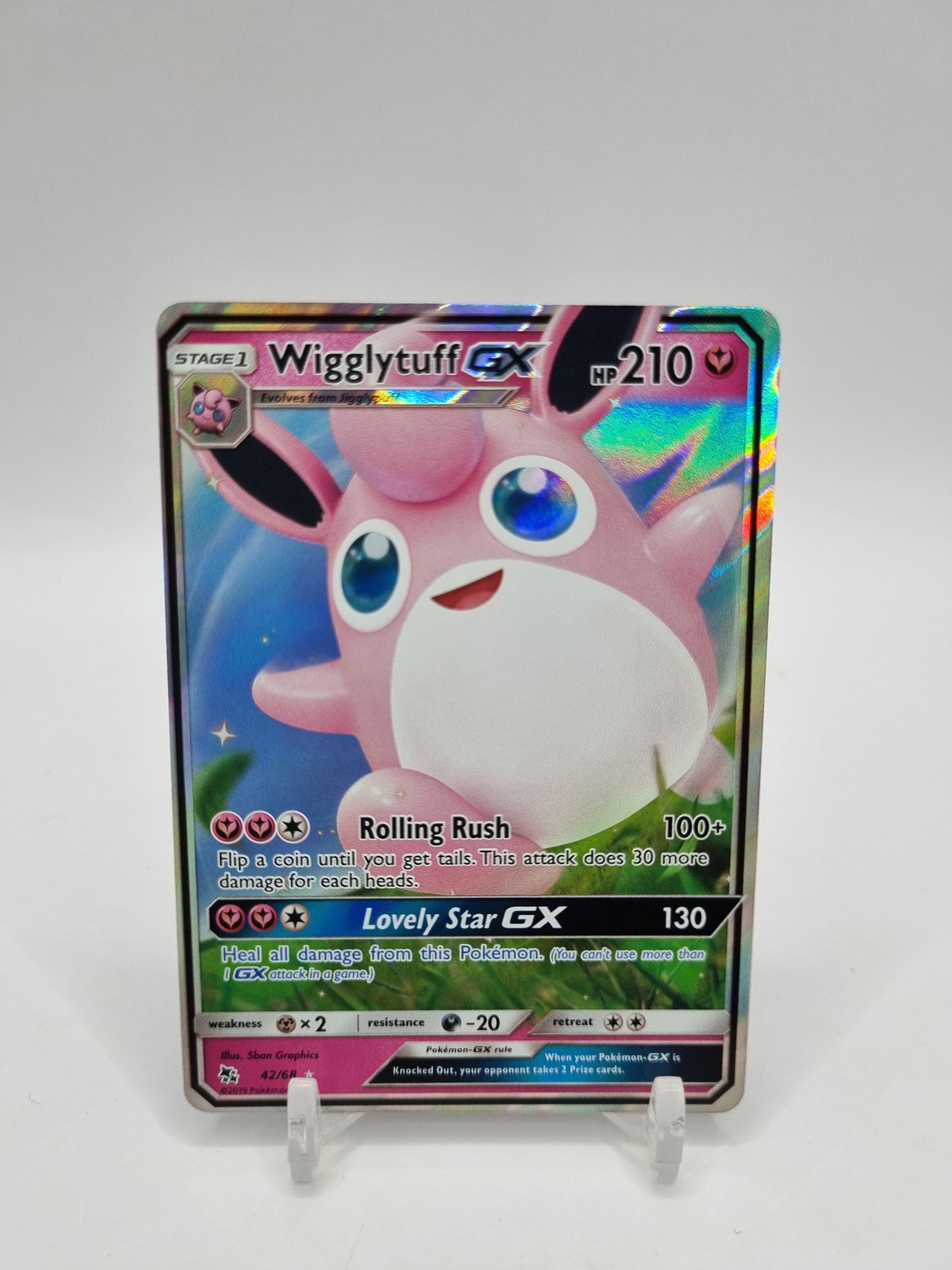 Wigglytuff Gx Hidden Fates 42/68