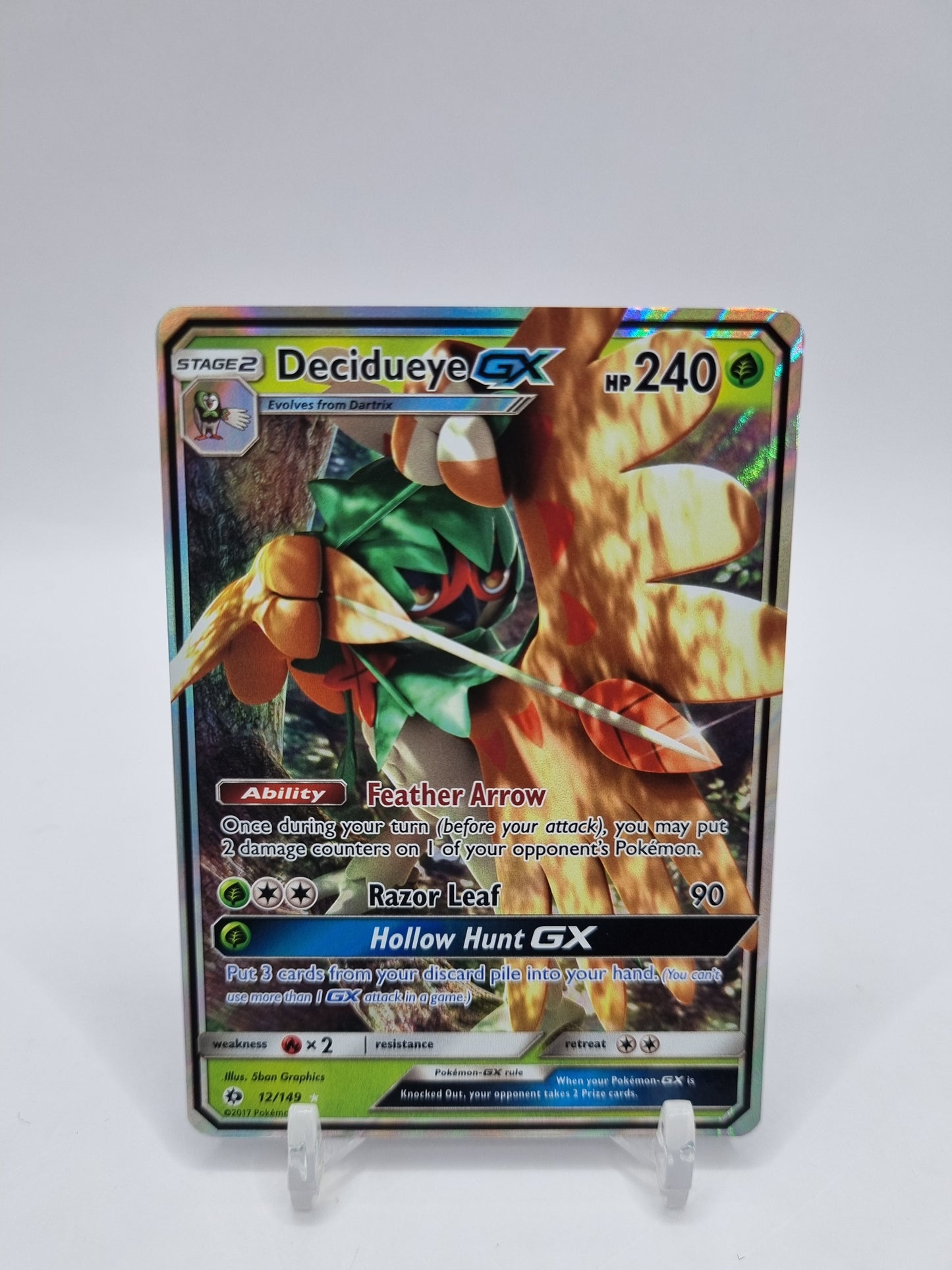 Decidueye Gx Sun & Moon Base Set 12/149