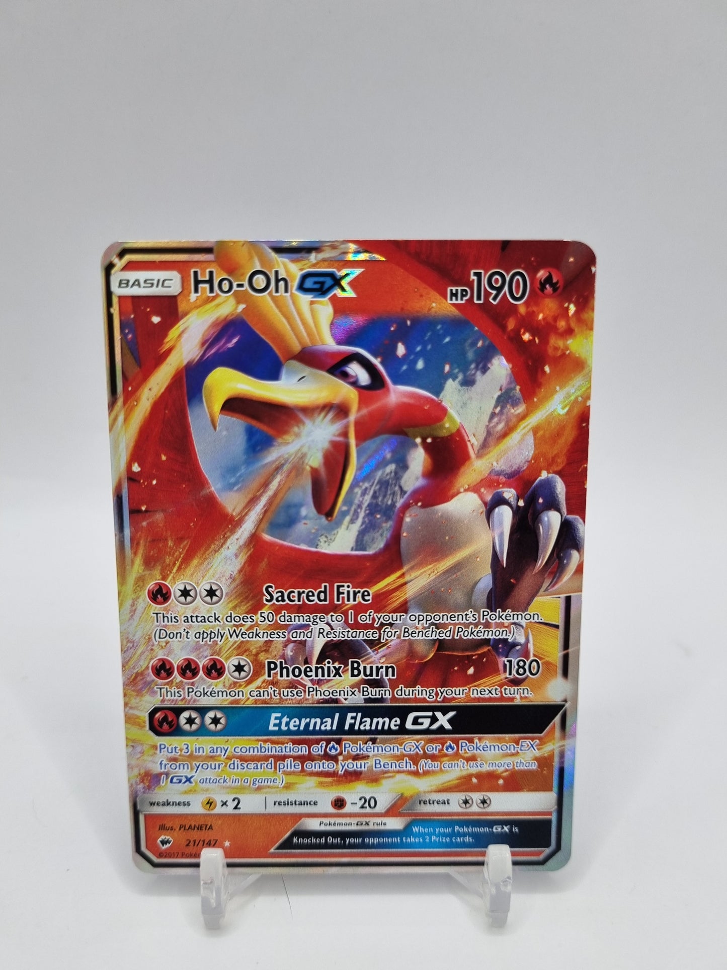 Ho-oh Gx Burning Shadows 21/147