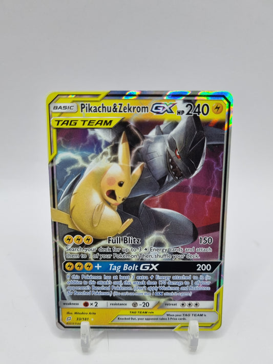 Pikachu & Zekrom Gx Team Up 33/181