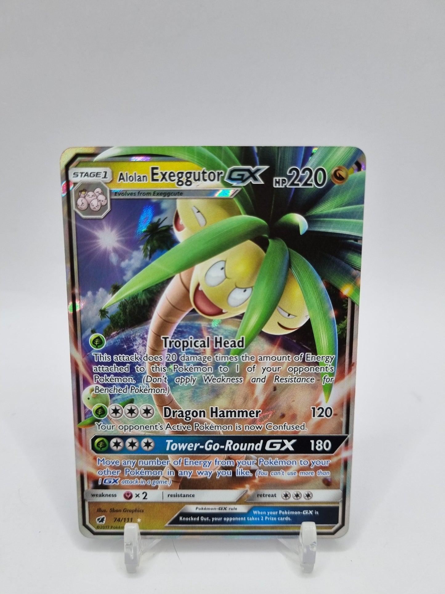 Alolan Exeggutor Gx Crimson Invasion 74/111