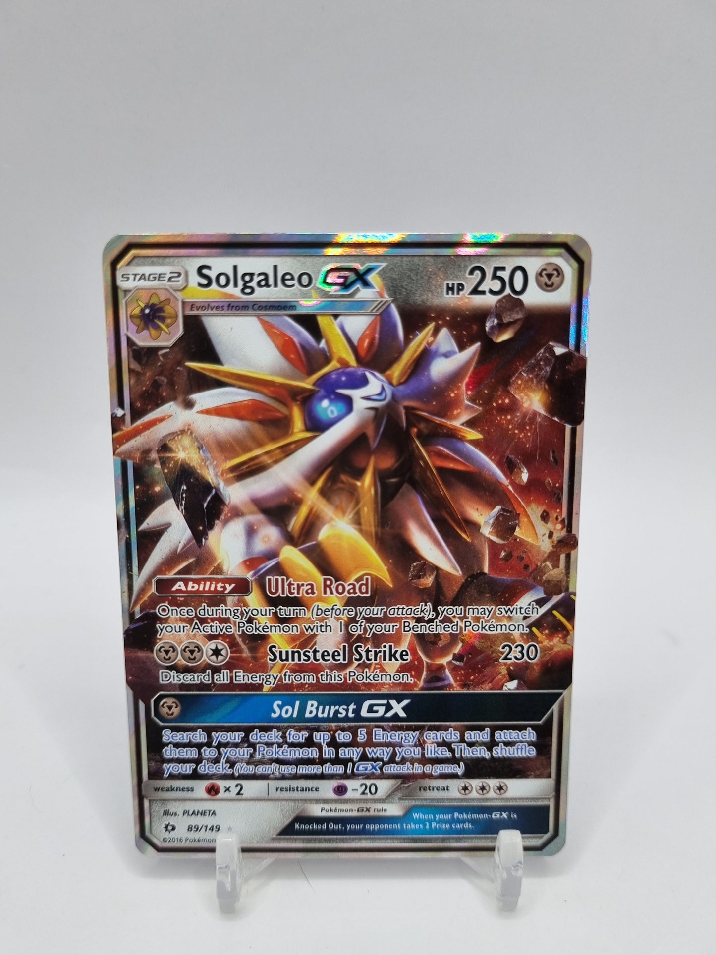 Solgaleo Gx Sun And Moon Base Set 89/149