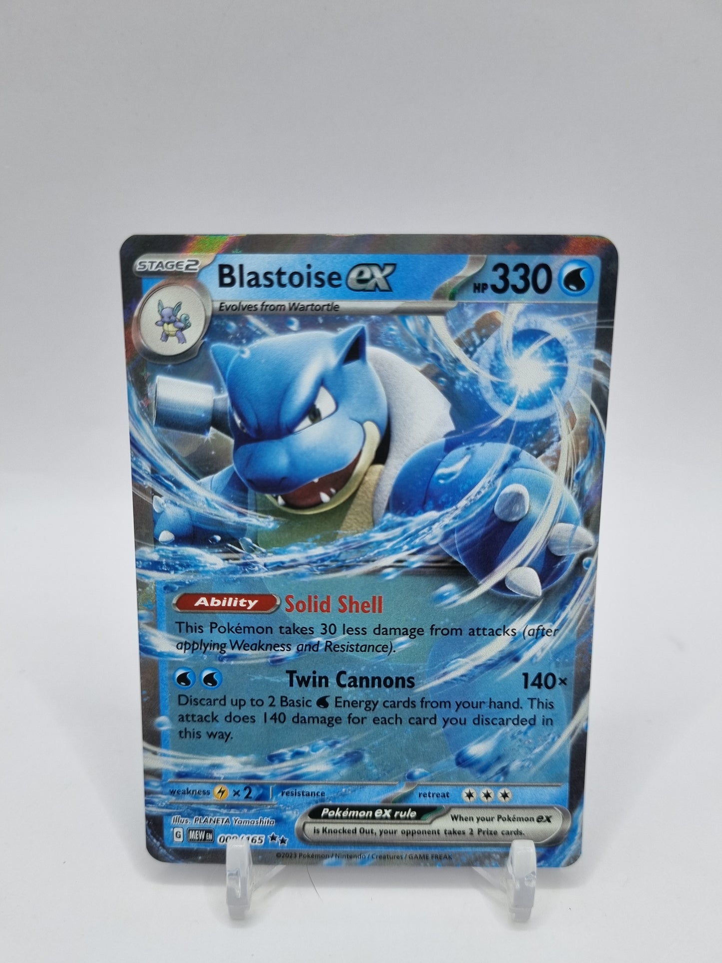 Blastoise Ex 151 009/165