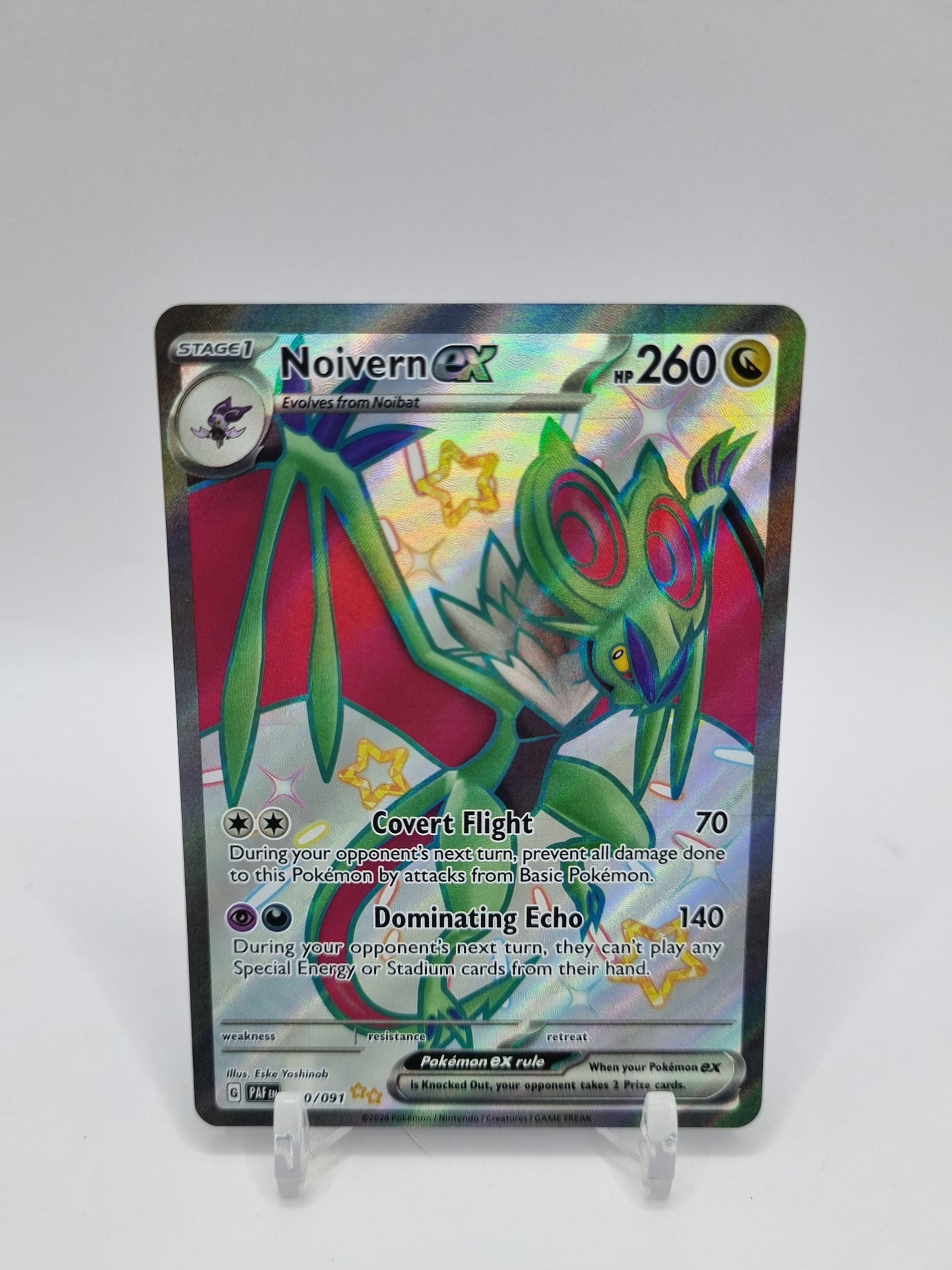 Noivern Ex Shiny Full Art Paldean Fates 220/091