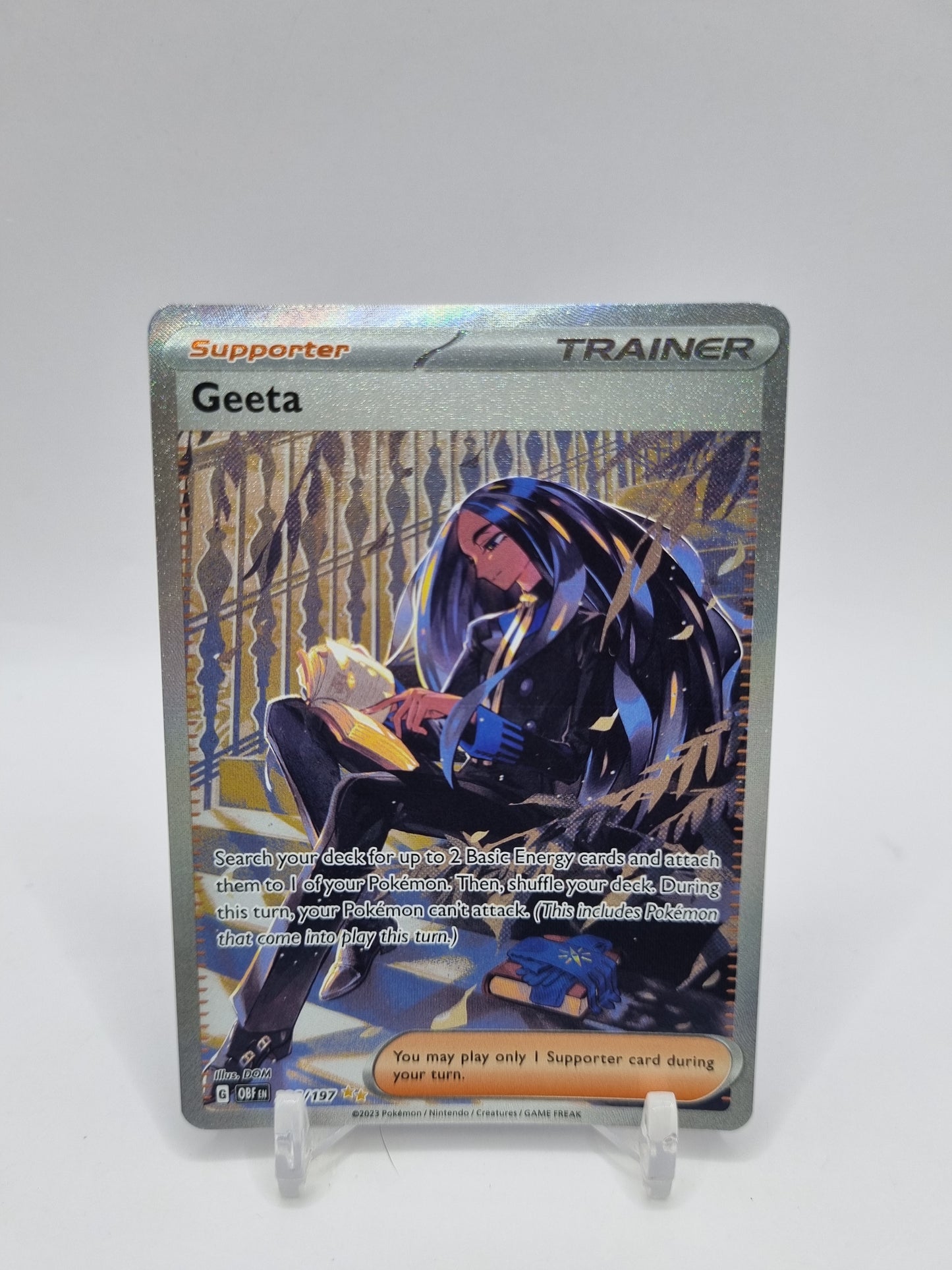 Geeta Alt Art Secret Rare Obsidian Flames 226/197