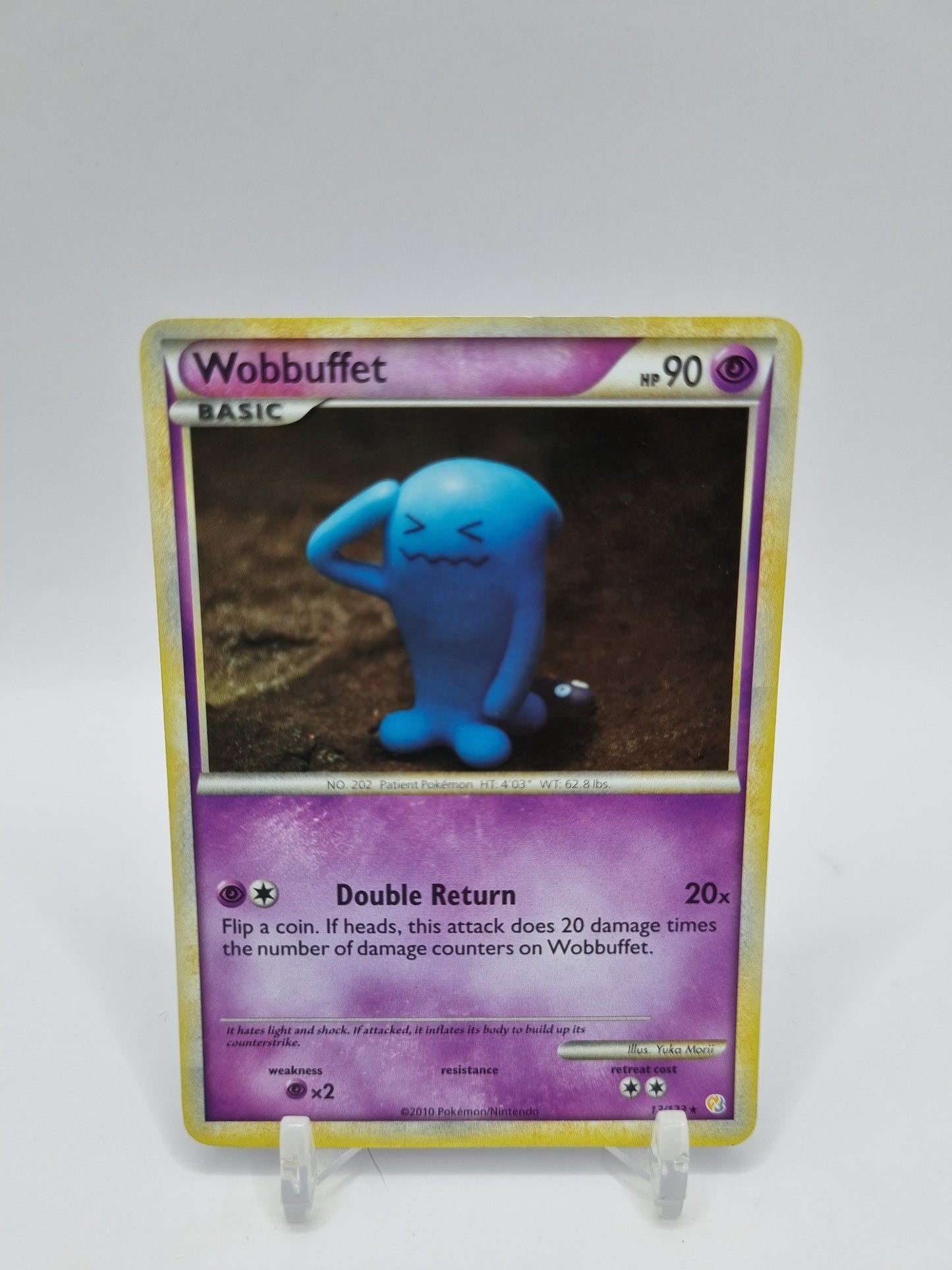 Wobbuffet Holo Heart Gold Soul Sliver Base 13/112