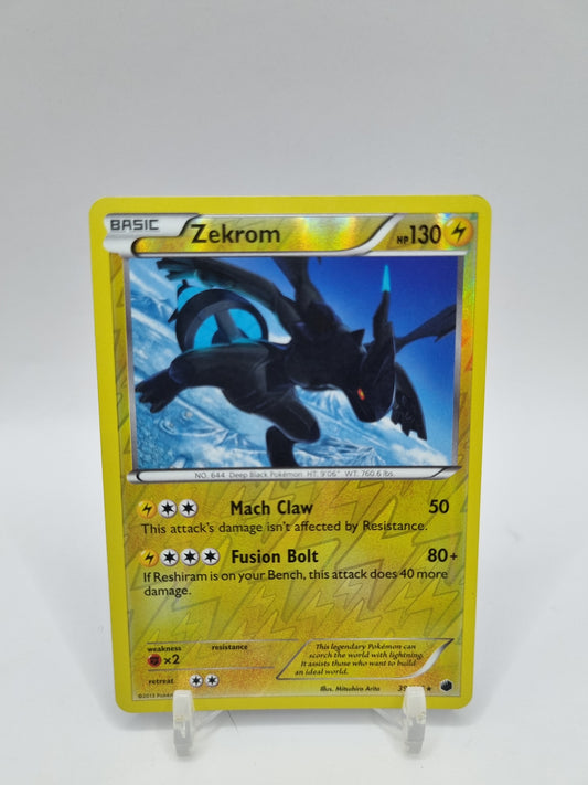 Zekrom Reverse Holo Rare Plasma Freeze 39/116