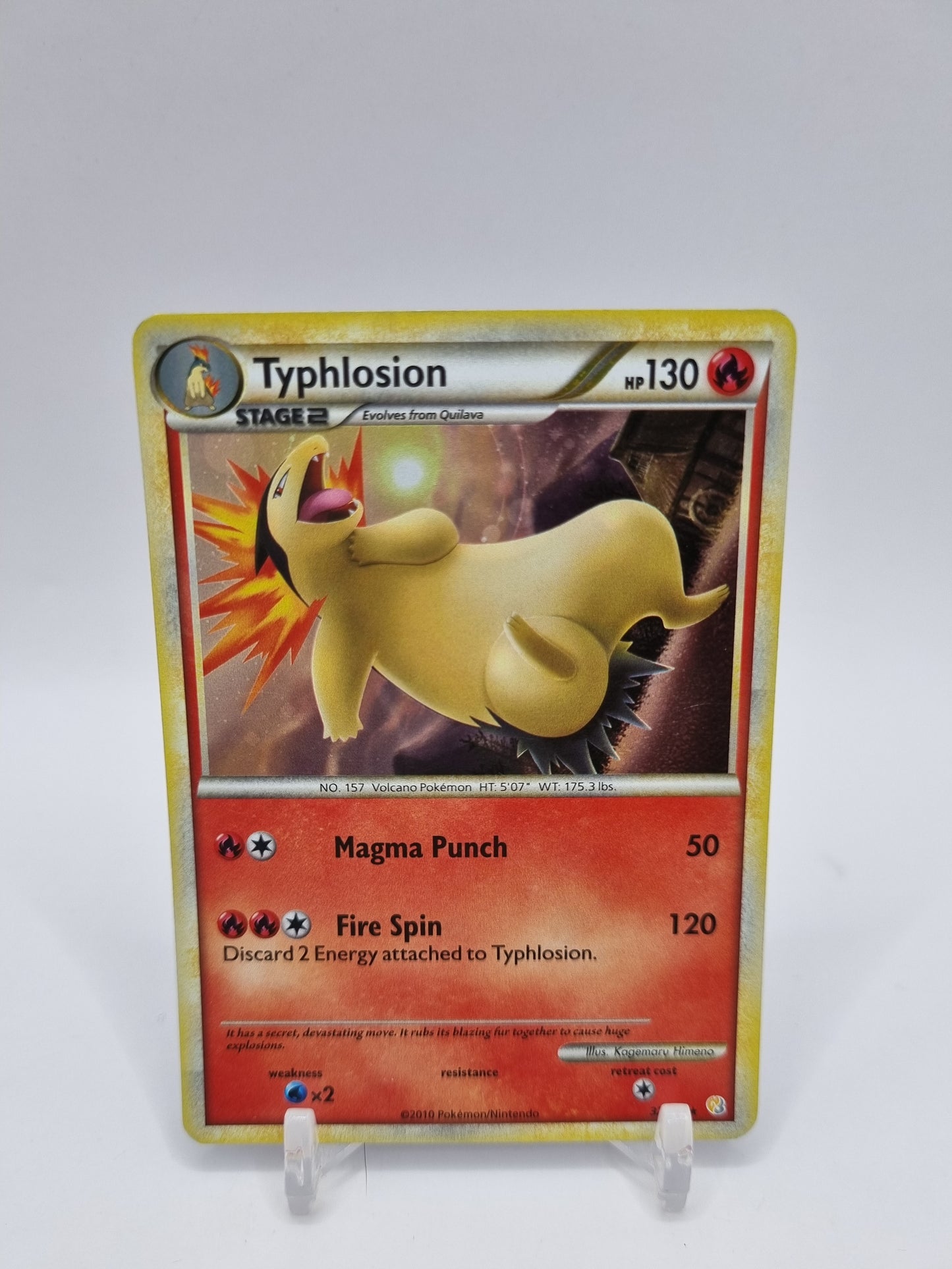 Typhosion Holo Heart Gold Soul Silver 32/123