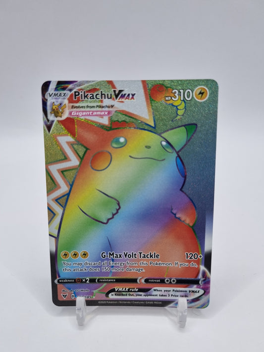 Pikachu Vmax Rainbow Secret Rare Vivid Voltage 188/185