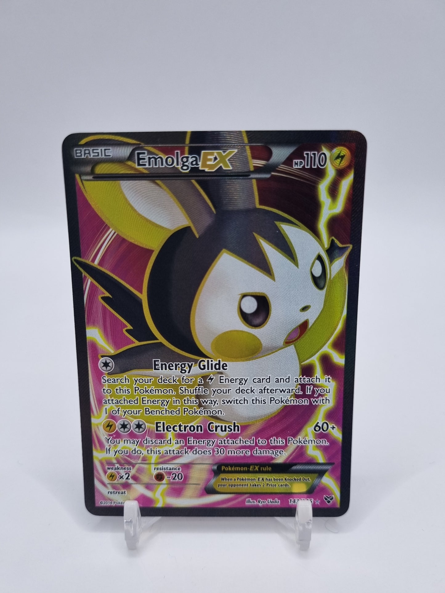 Emolga Ex Full Art XY Base Set 143/146