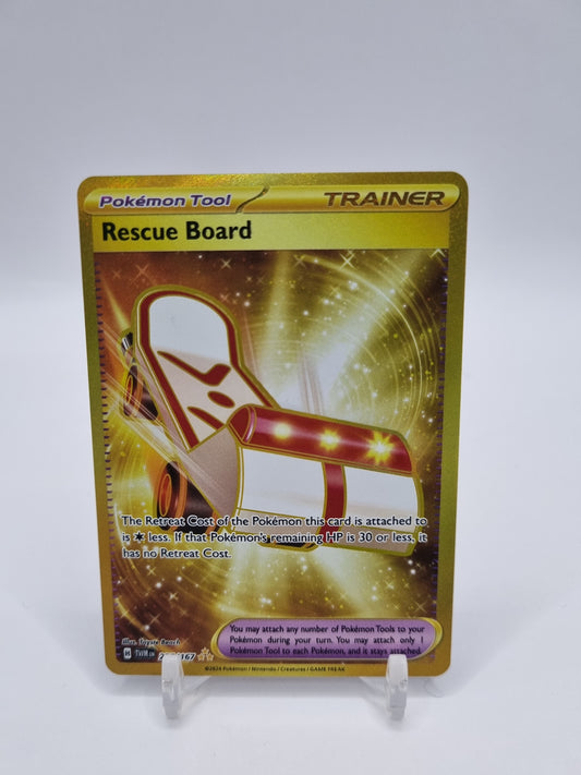 Rescue Board Gold Secret Rare Twilight Masquerade 225/167