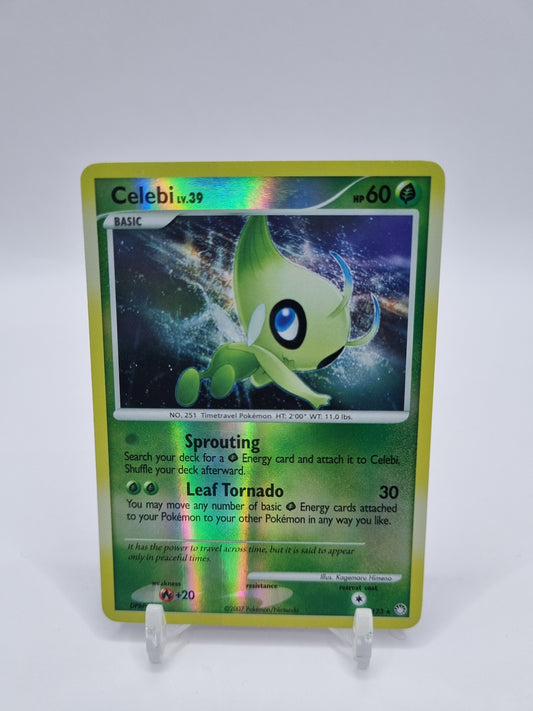 Celebi Lv.39 Rare Reverse Holo Mysterious Treasures 7/123