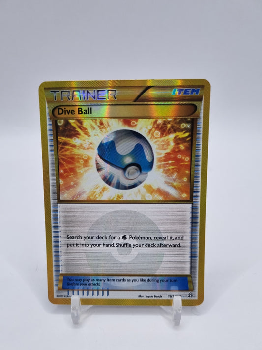 Dive Ball Gold Secret Rare Primal Clash 161/160