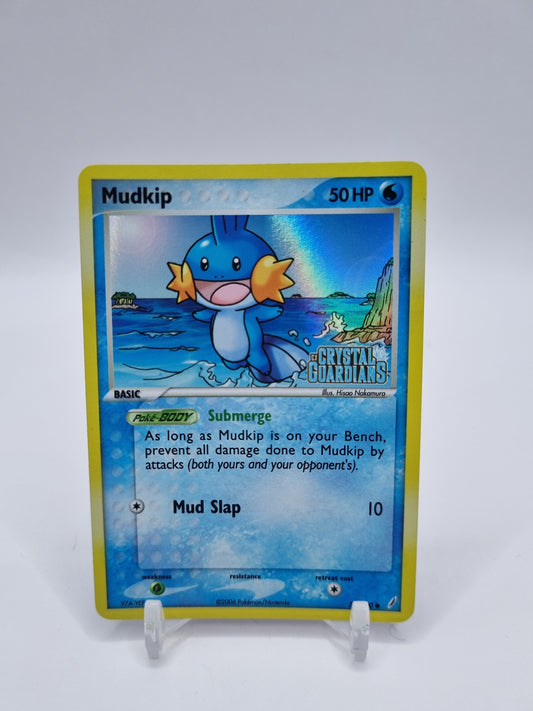 Mudkip Reverse Holo Stamped Crystal Guardians 57/100