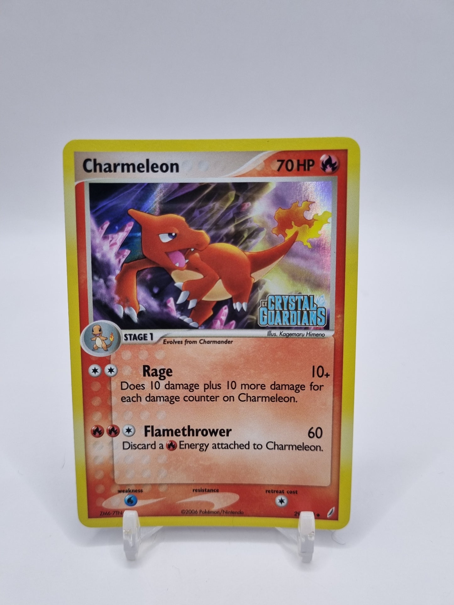 Charmeleon Reverse Holo Stamped Crystal Guardians 39/100