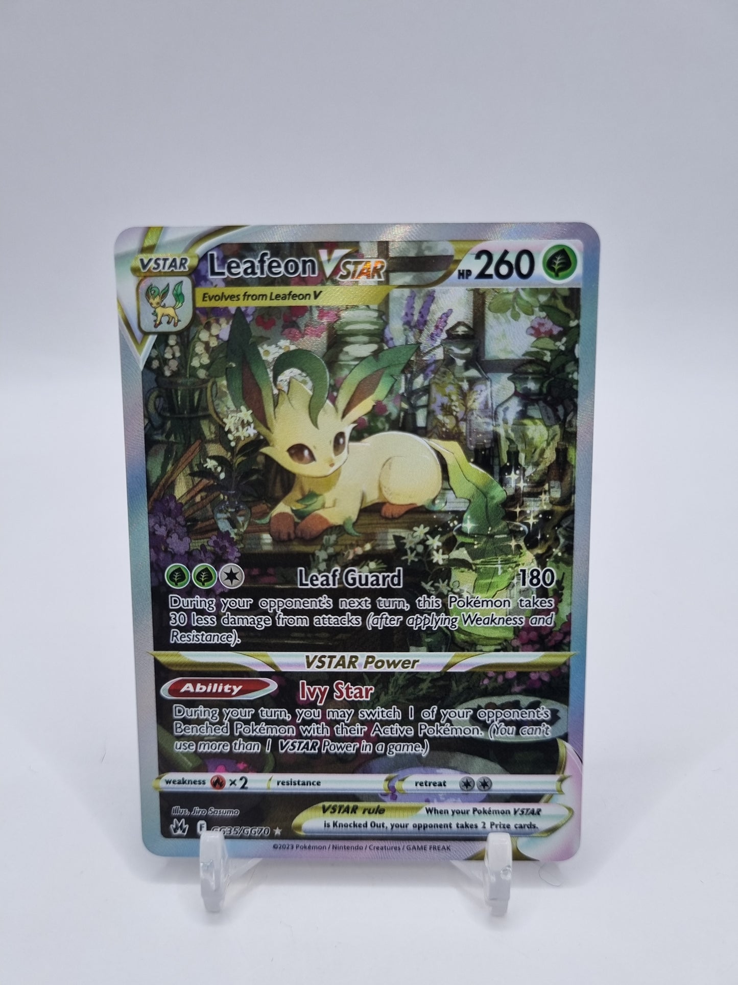 Leafeon Vstar Full Art Crown Zenith GG35/GG70