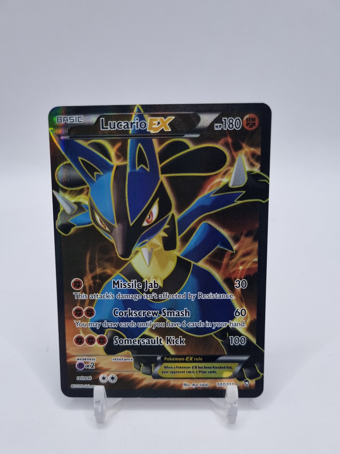 Lucario Ex Full Art Furious Fists 107/111