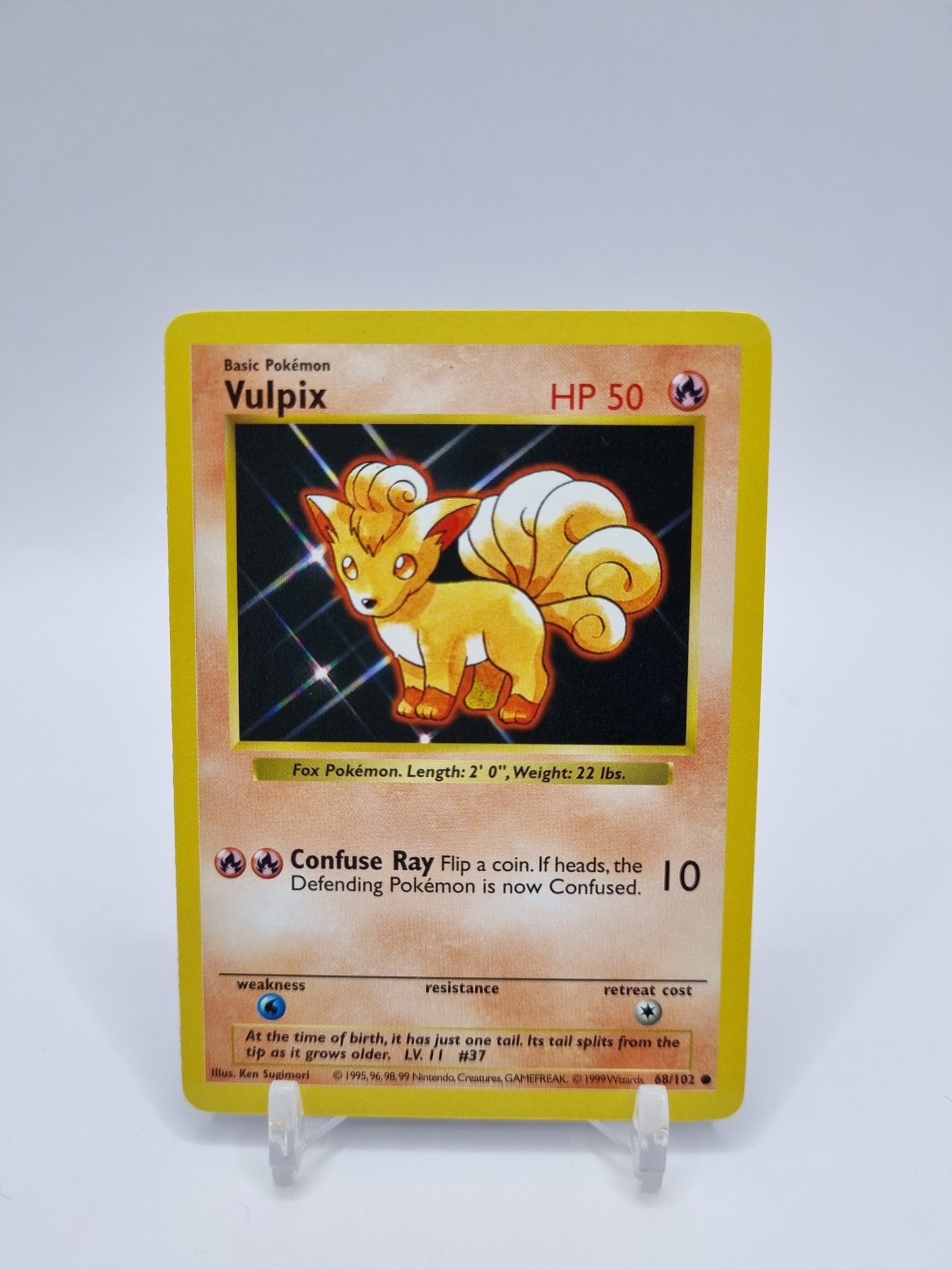 Vulpix Shadowless Base Set 68/102