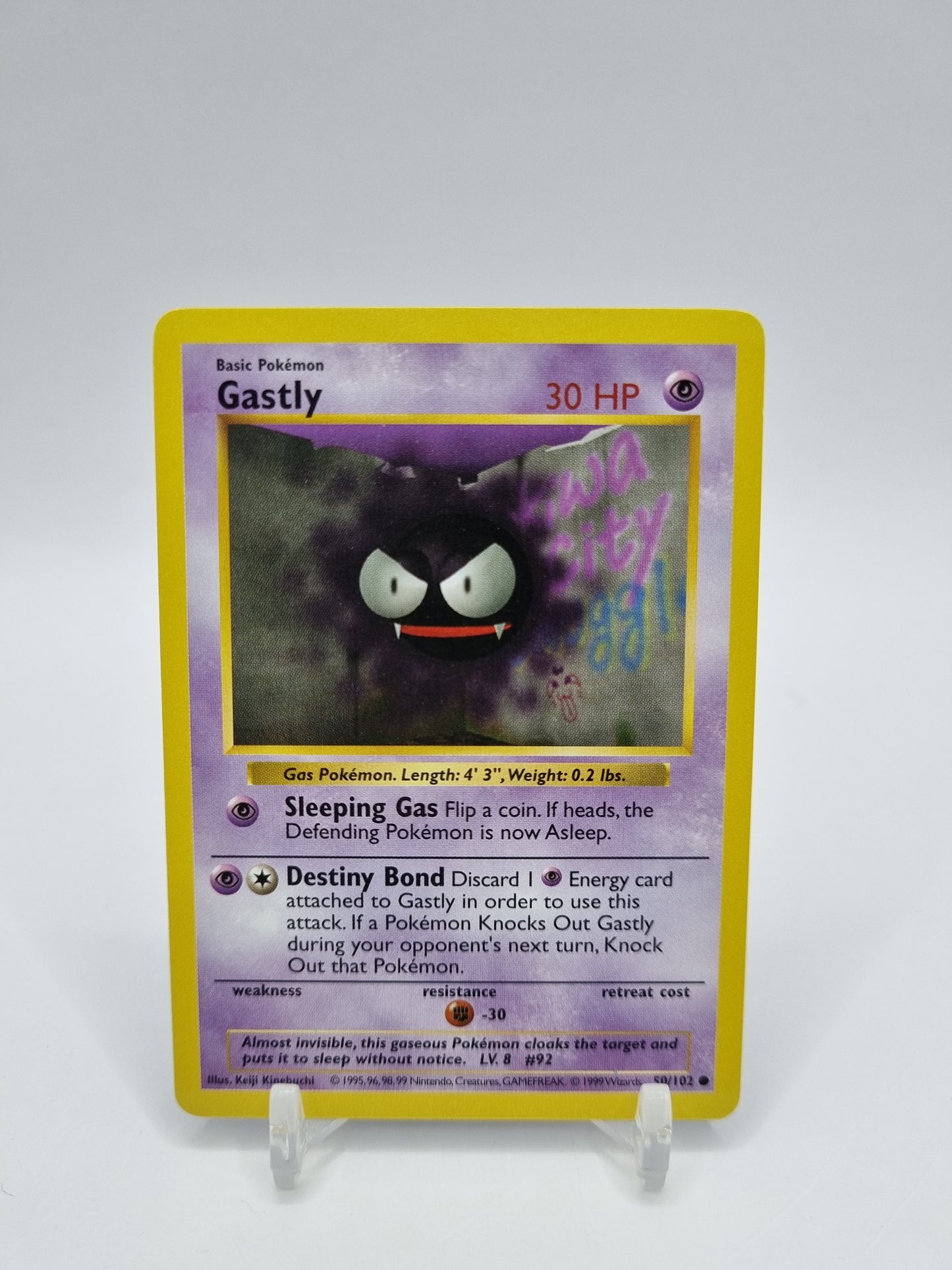 Gastly Shadowless Base Set 50/102