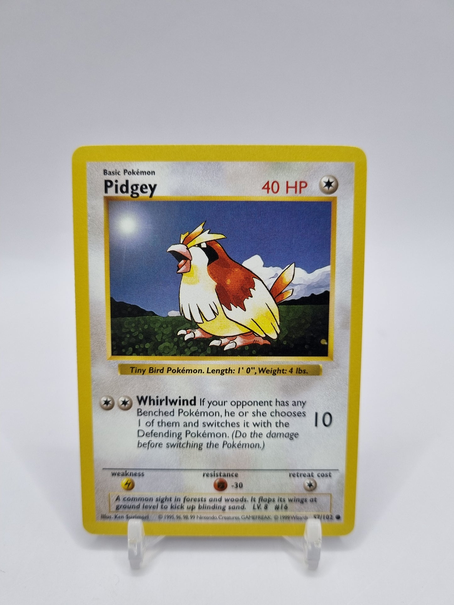 Pidgey Shadowless Base Set 57/102