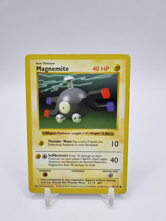 Magnemite Shadowless Base Set 53/102