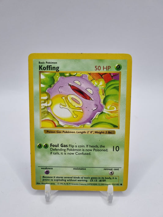 Koffing Shadowless Base Set 51/102