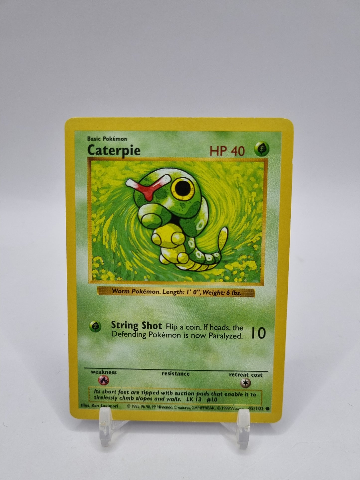 Caterpie Shadowless Base Set 45/102