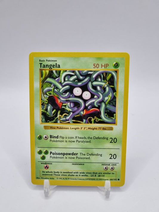 Tangela Shadowless Base Set 66/102