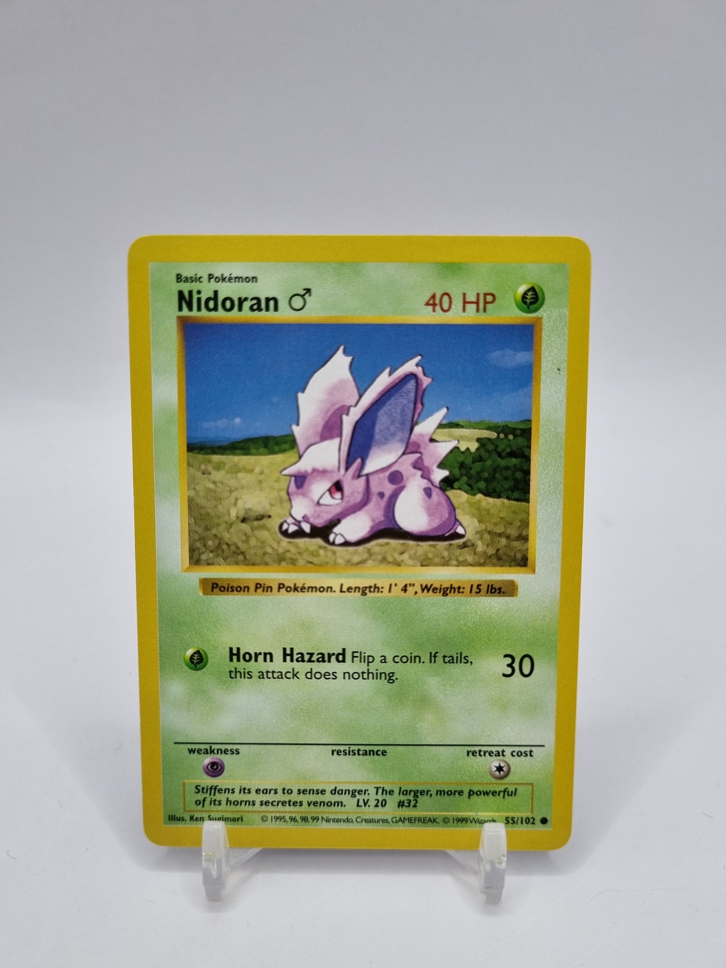 Nidoran Shadowless Base Set 55/102