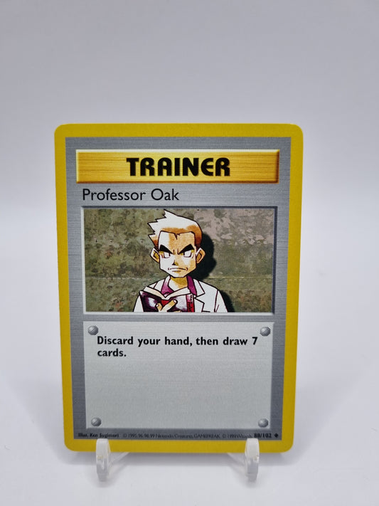 Professor Oak Shadowless Base Set 88/102