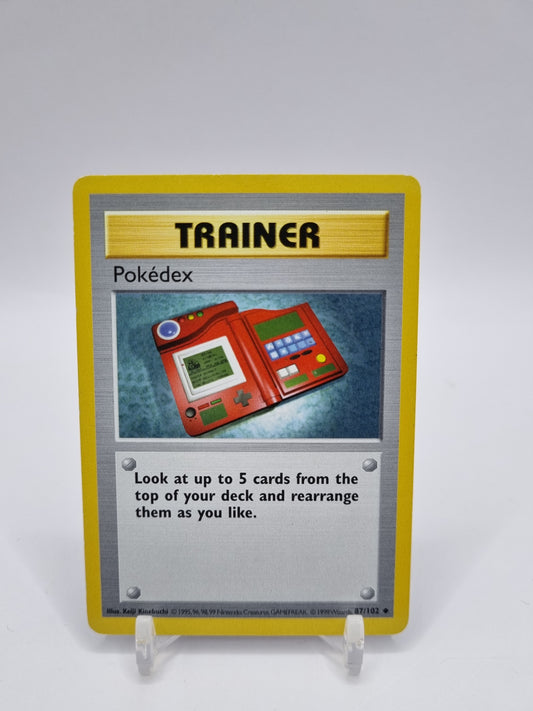 Pokedex Shadowless Base Set 87/102