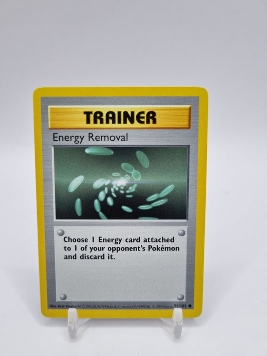 Energy Removal Shadowless Base Set 92/102