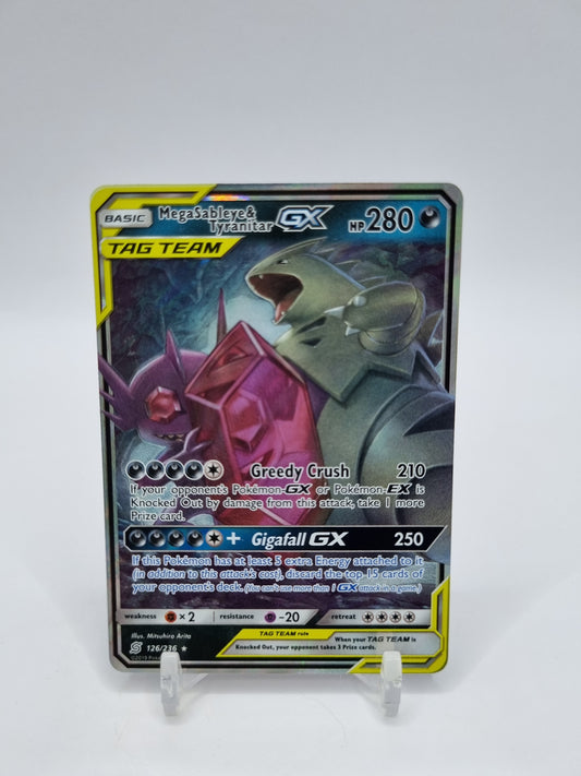 Mega Sableye & Tyranitar Gx Unified Minds 126/236