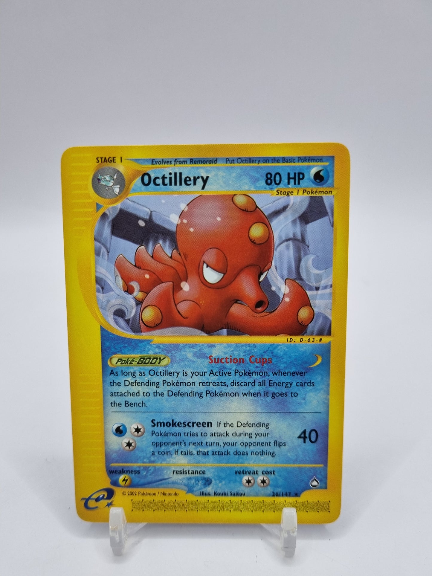 Octillery Rare E Reader Aquapolis 26/147