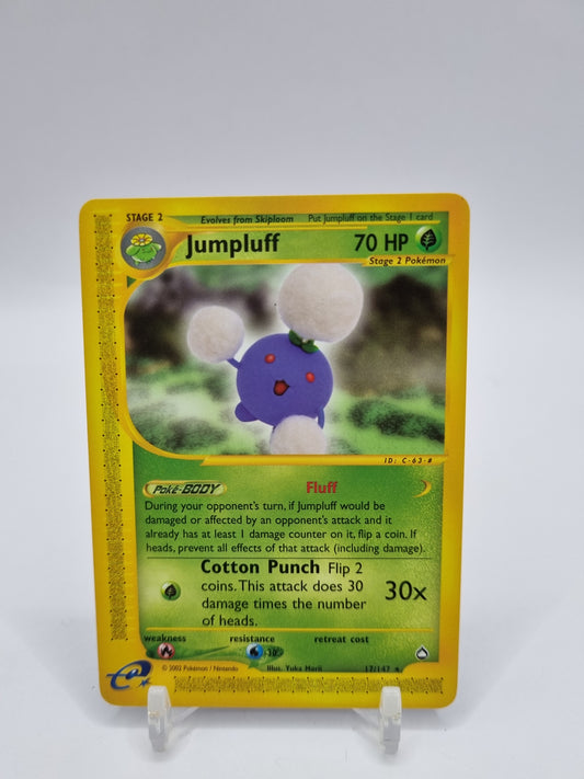 Jumpluff Rare E Reader Aquapolis 17/147