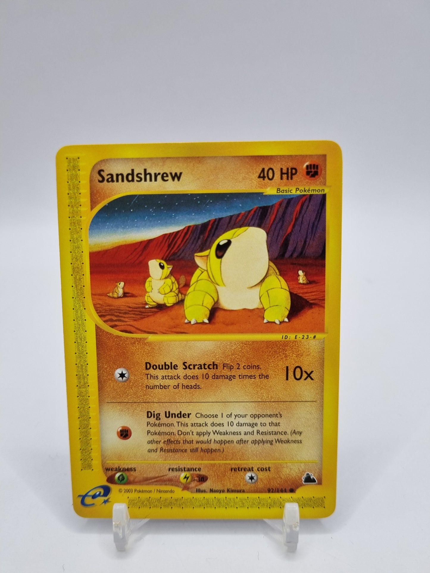 Sandshrew E Reader Skyridge 92/144