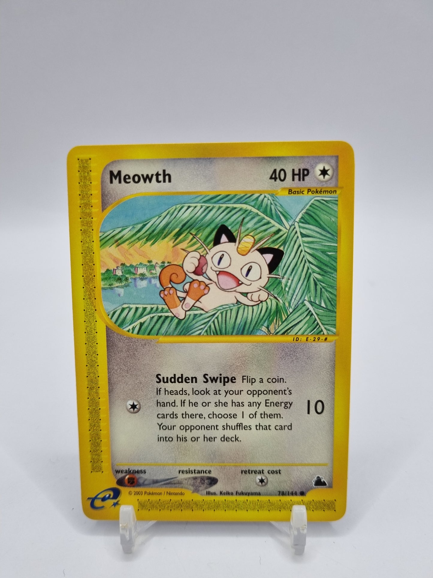 Meowth E Reader Skyridge 78/144