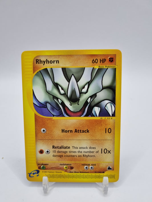 Rhyhorn E Reader Skyridge 91/144