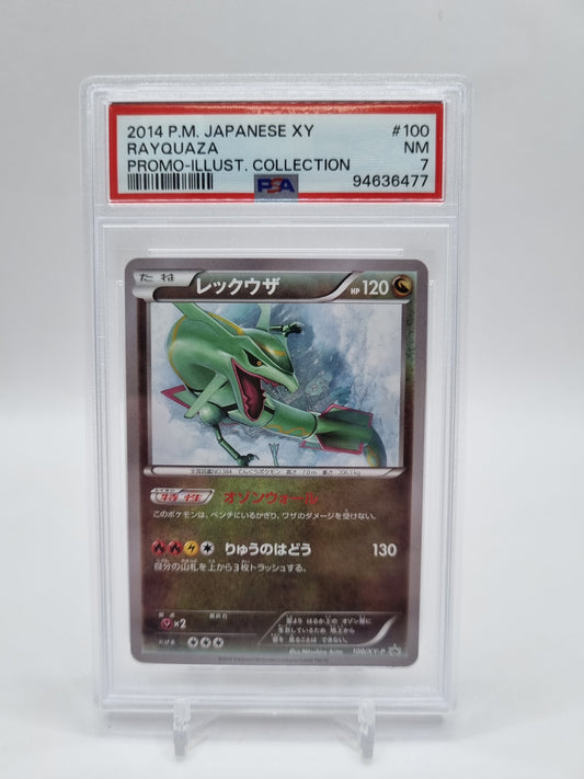 Rayquaza XY Promo Japanese 100/XY-P PSA 7