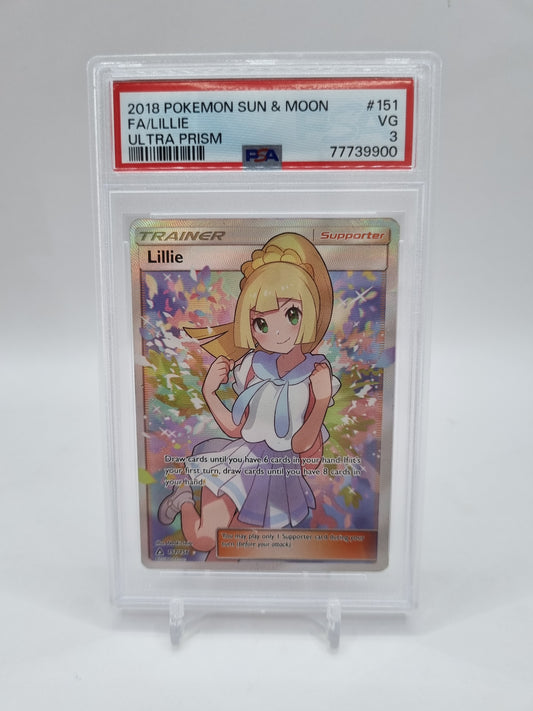 Lillie Full Art Ultra Prism 151/156 PSA 3