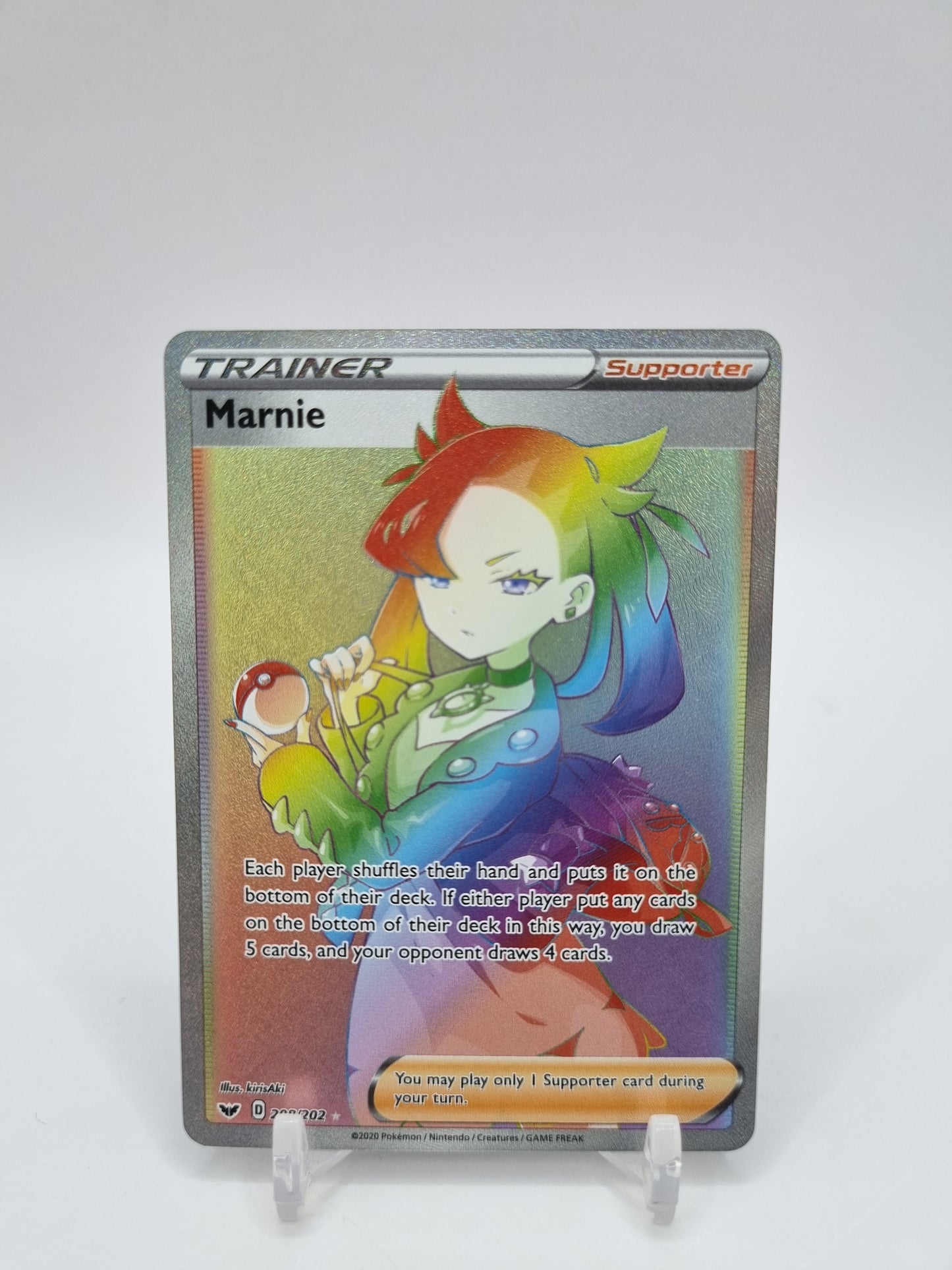 Marnie Rainbow Secret Rare Sword & Shield Base Set  208/202