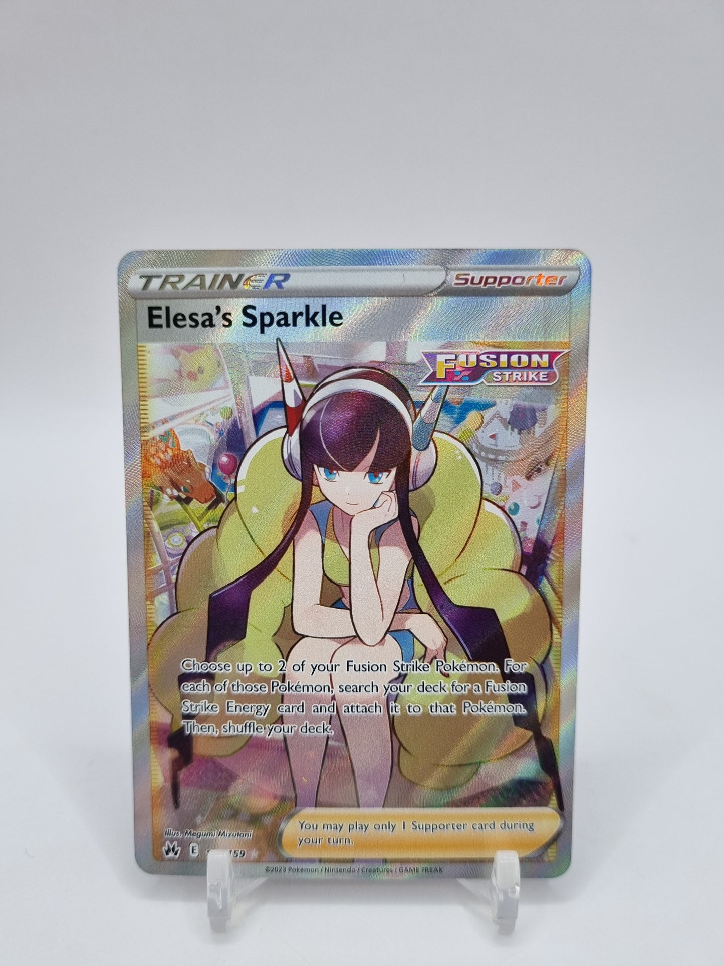 Elesa's Sparkle Full Art Crown Zenith 147/159