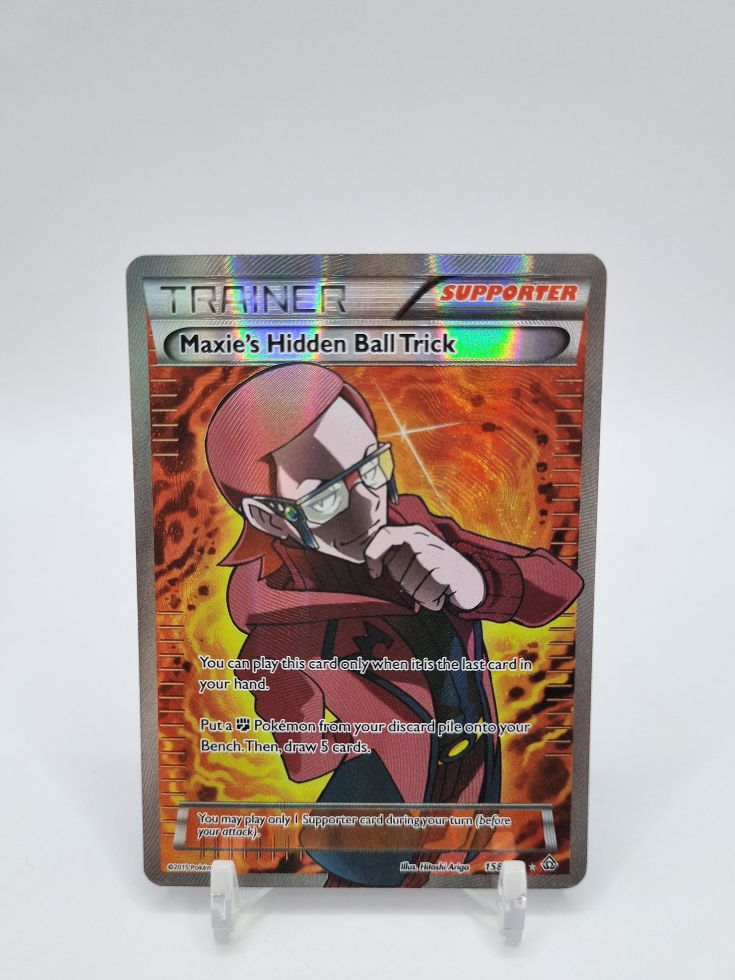 Maxie's Hidden Ball Trick Full Art Primal Clash 158/160