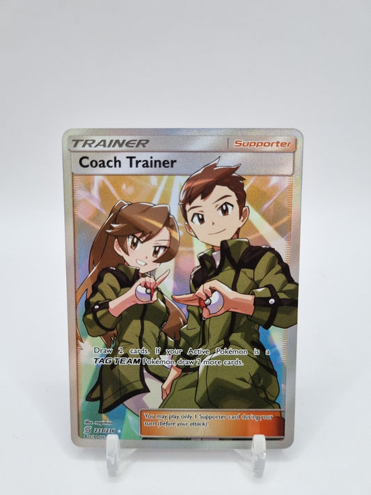 Coach Trainer Full Art Unified Minds 233/236