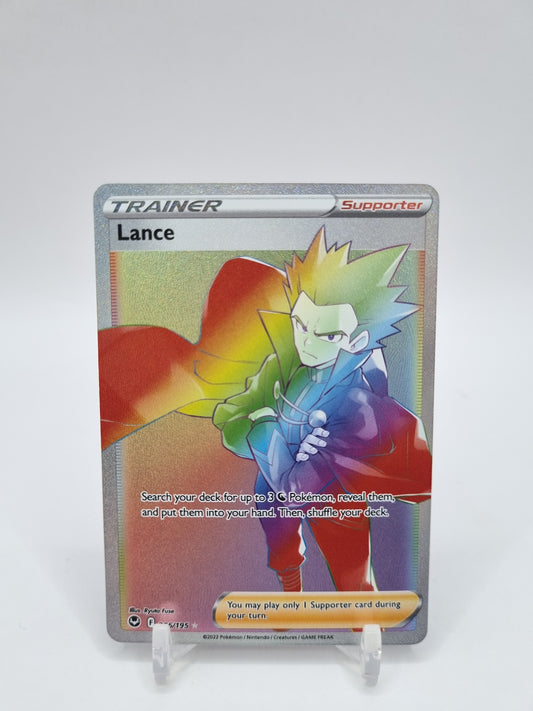 Lance Rainbow Secret Rare Silver Tempest 206/195