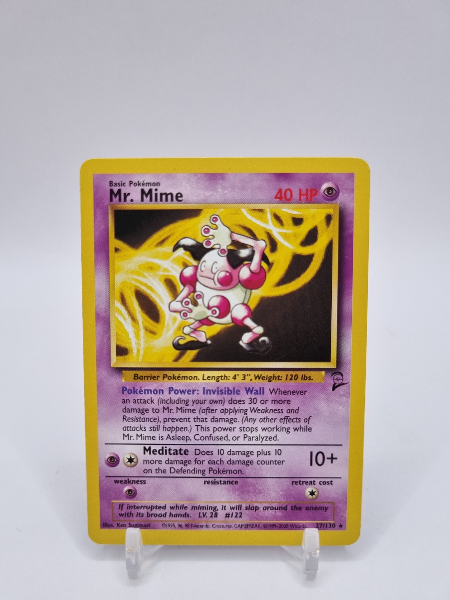 Mr. Mime Rare Base Set 2 27/130