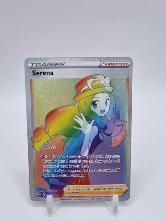 Serena Rainbow Secret Rare Silver Tempest 207/195