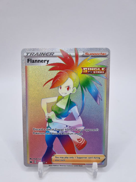 Flannery Rainbow Secret Rare Chilling Reign 215/198