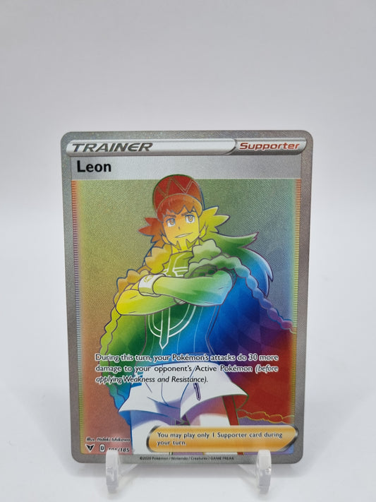 Leon Rainbow Secret Rare Vivid Voltage 195/185