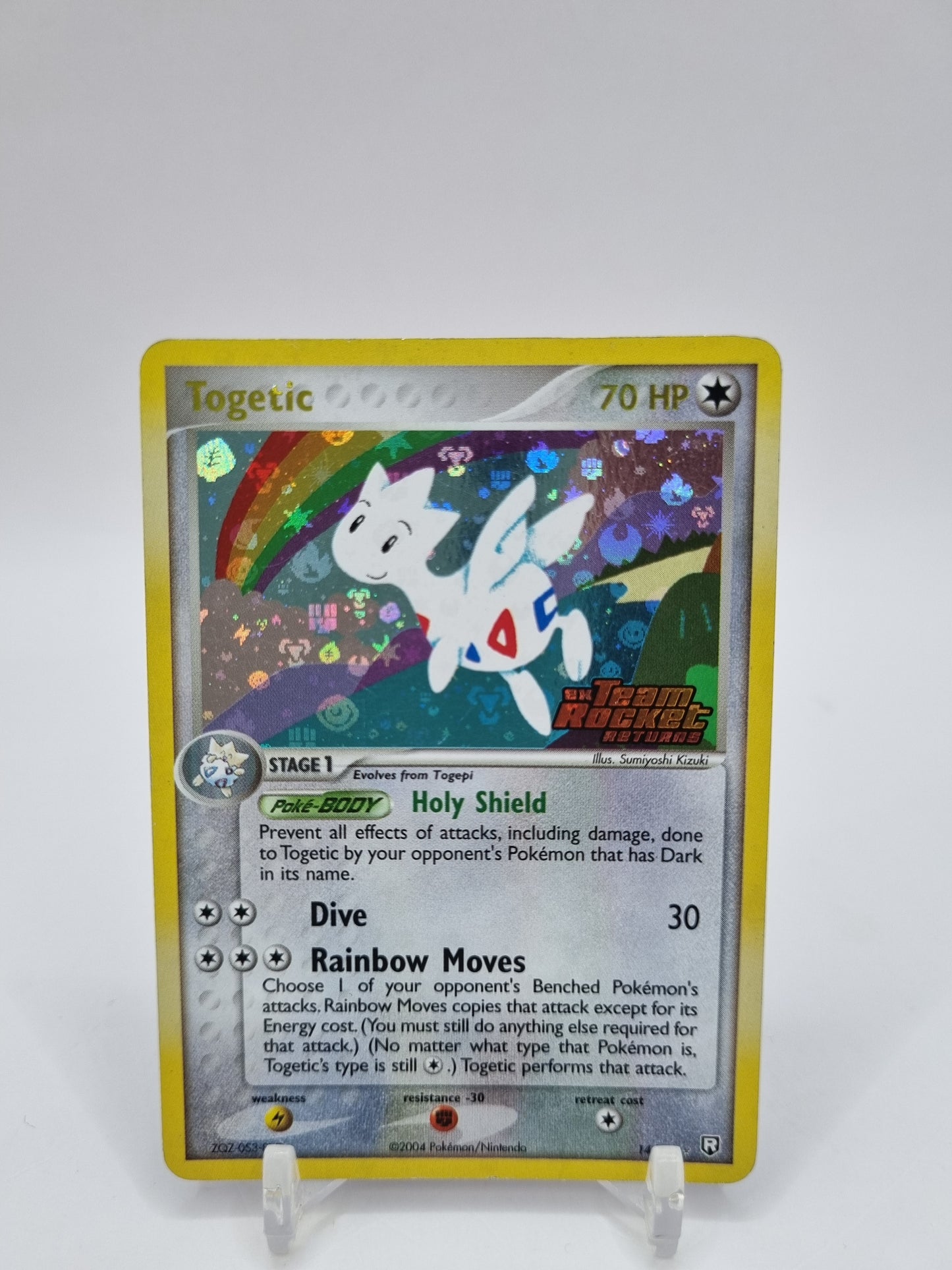 Togetic Rare Reverse Holo Stamped Ex Team Rocket Returns 14/109